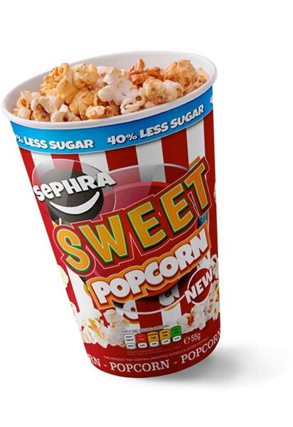 Retail HFSS Popcorn Sweet Tub