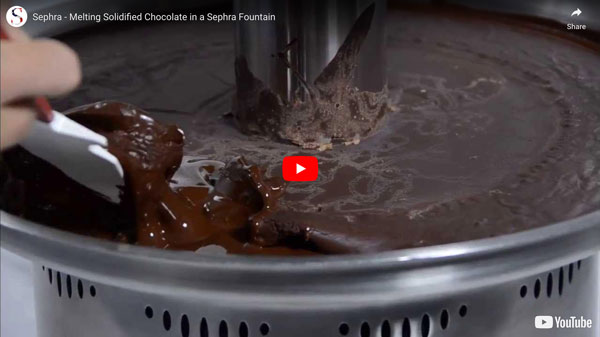 Melting Solidified Chocolate