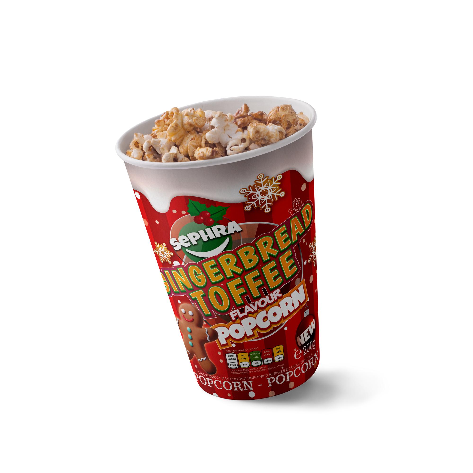 Sephra Popcorn Retail Popcorn Case of 24 x 200g Gingerbread Popcorn