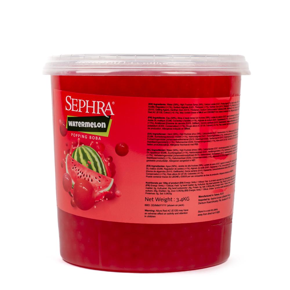 Sephra Watermelon Popping Boba 3.4kg